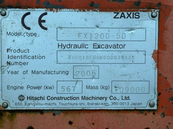 Hitachi EX1200-5D